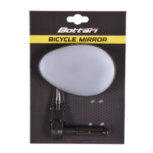 Lusterko rowerowe VEVEX, lewe, czarne, lusterko montowane w kierownicy