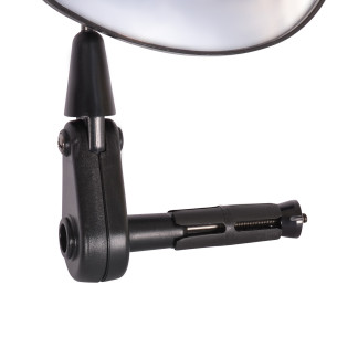 Lusterko rowerowe VEVEX, lewe, czarne, lusterko montowane w kierownicy