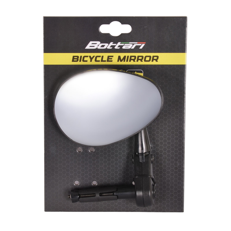 Lusterko rowerowe VEVEX, prawe, czarne, lusterko montowane w kierownicy