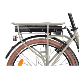 Rower elektryczny Beraud E4000 Vintage, bateria pod bagażnikiem