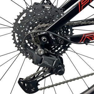 rower MTB FULL TORPADO FURY 29, czerwono-czarny, przerzutka Shimano Cues