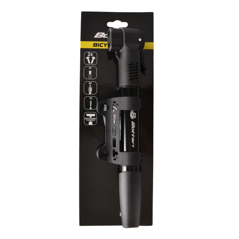 Pompka rowerowa mini DUAL, czarna