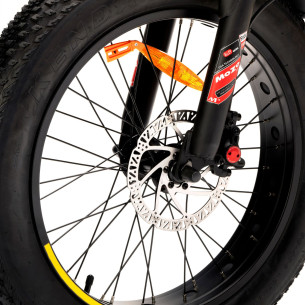 Rower elektryczny SCRAMBLER DUCATI SCR-X przedni hamulec tarczowy hydrauliczny