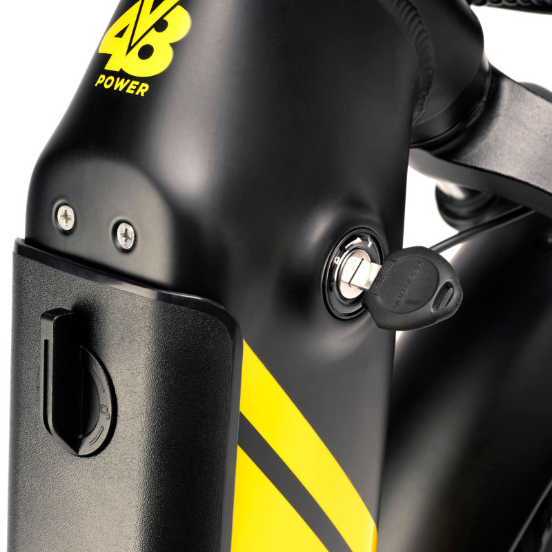 Rower elektryczny SCRAMBLER DUCATI SCR-X klucz zabezpieczenia baterii