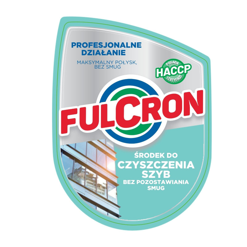 Środek do czyszczenia szyb 750ml FULCRON, etykieta