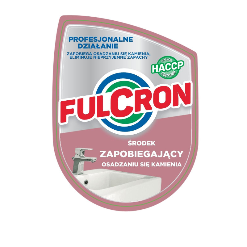 Środek zapobiegający osadzaniu się kamienia 750ml FULCRON, etykieta