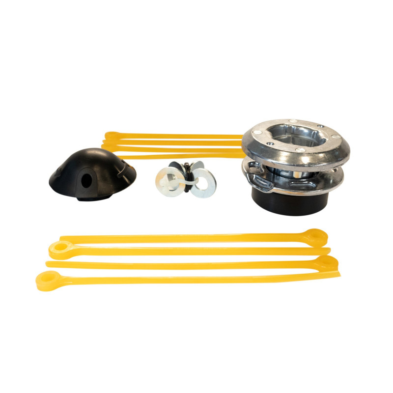 Zestaw tnący do kosiarki 1 głowica + 4 żyłki śr. 3,5 i śr. 4.5