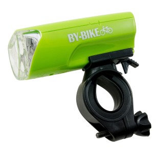 Lampka rowerowa przednia, zielona, mocowana na kierownicę, LED, BN99201G