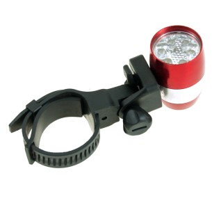 lampka rowerowa przednia, 6 x LED, czerwona, BN92316