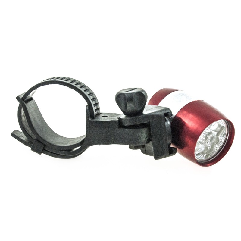 lampka rowerowa przednia, 6 x LED, czerwona, BN92316