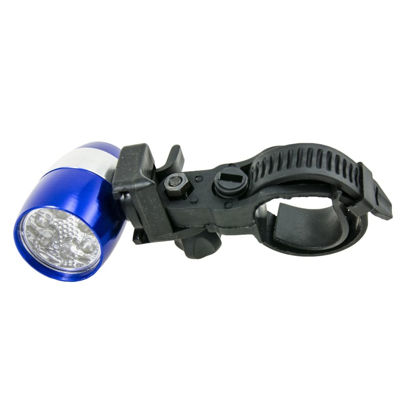 lampka rowerowa przednia, 6 x LED, niebieska, BN92316