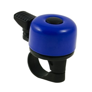 niebieski dzwonek rowerowy, metalowa kopułka, BN88911B