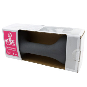 Hantel neoprenowy 5 kg EFIKA - opakowanie