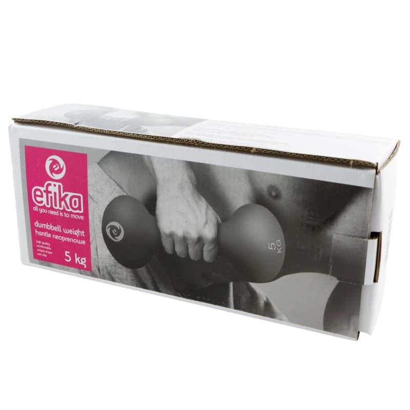Hantel neoprenowy 5 kg EFIKA - karton