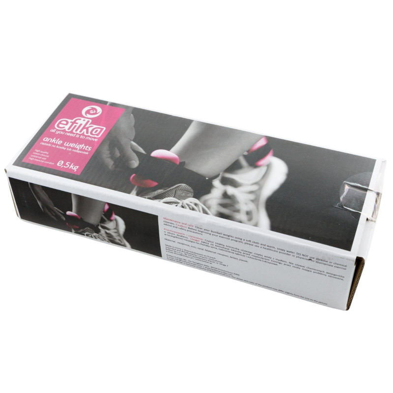 Obciążniki na kostki lub nadgarstki 0,5kg - 2 szt. opakowanie