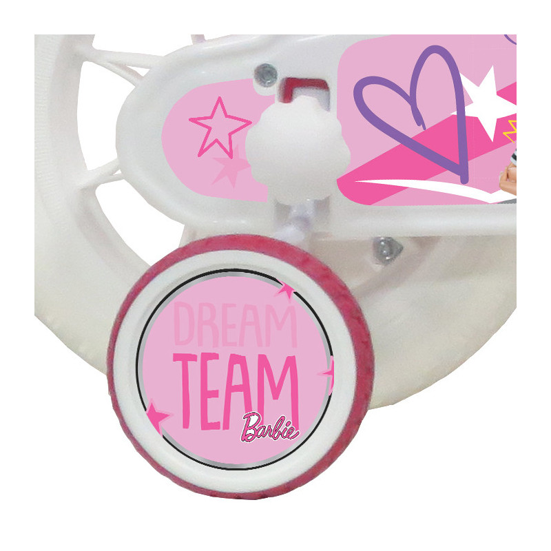 Rower dziecięcy BARBIE 12" różowy