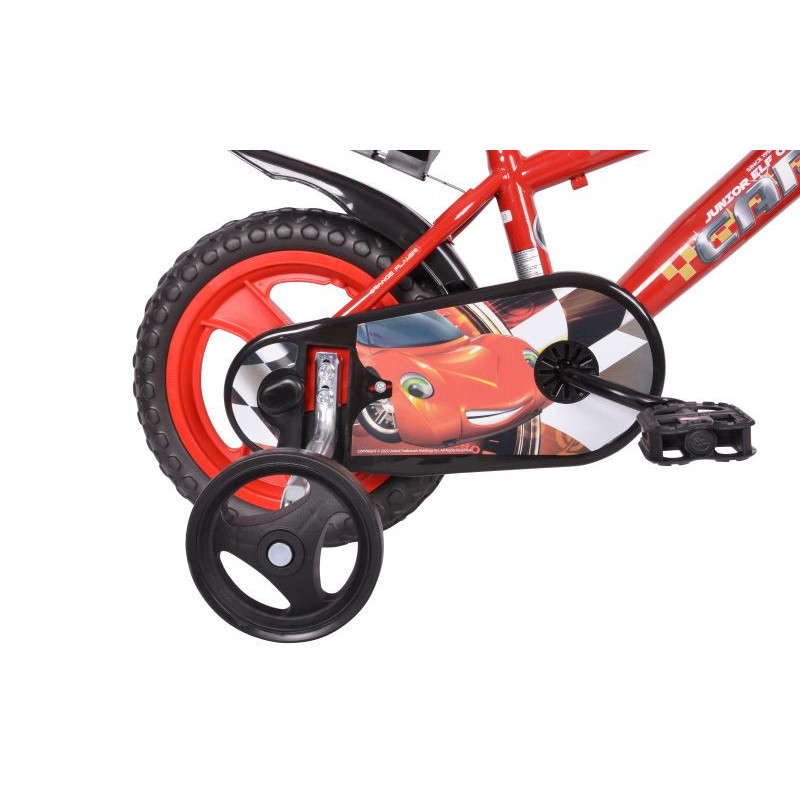 Rower dziecięcy AUTA 12" czerwony