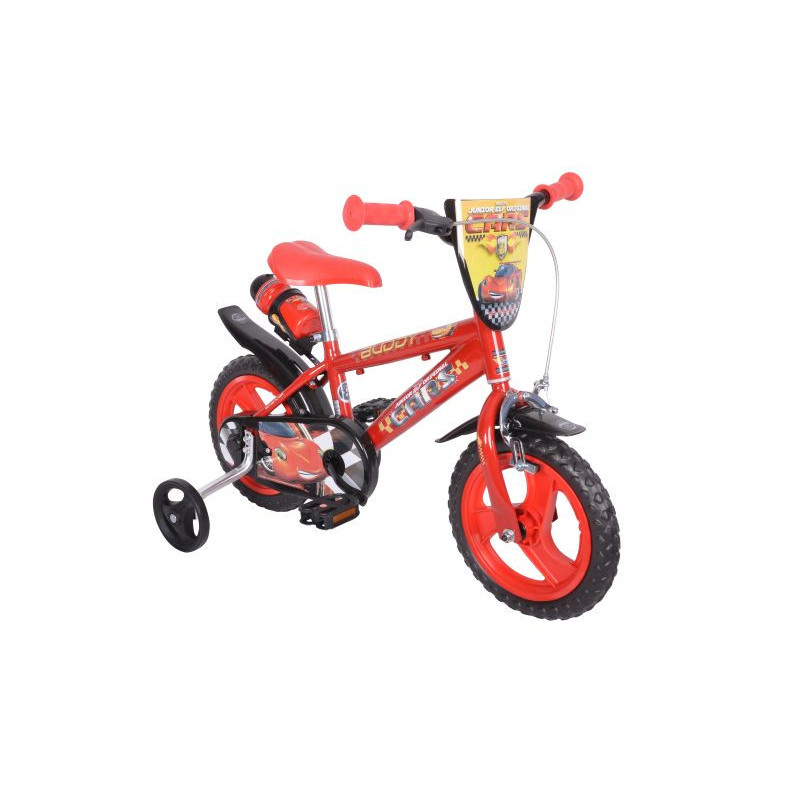 Rower dziecięcy AUTA 12" czerwony