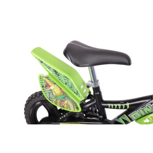 Rower dziecięcy DINOZAURY 12" czarno-zielony