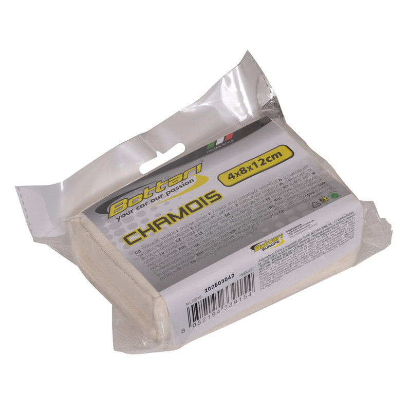 Gąbka do szyb CHAMOIS obszyta irchą naturalną