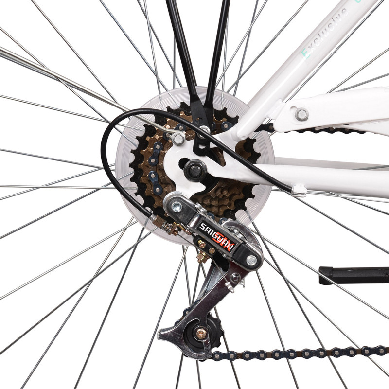 Rower miejski Esperia Universal, biały