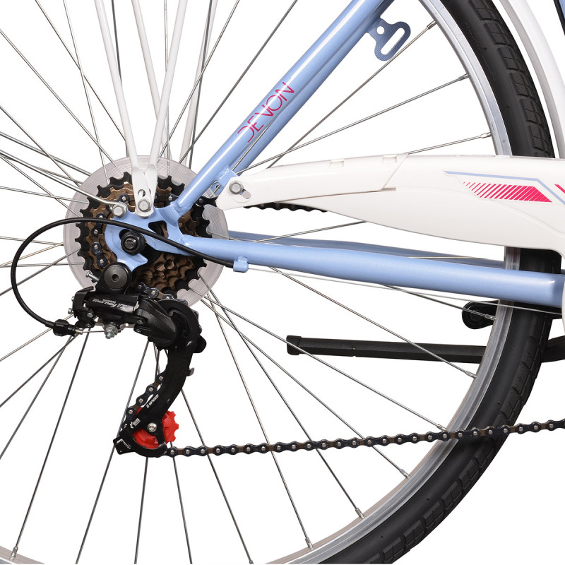 Rower miejski Esperia Devon, liliowy