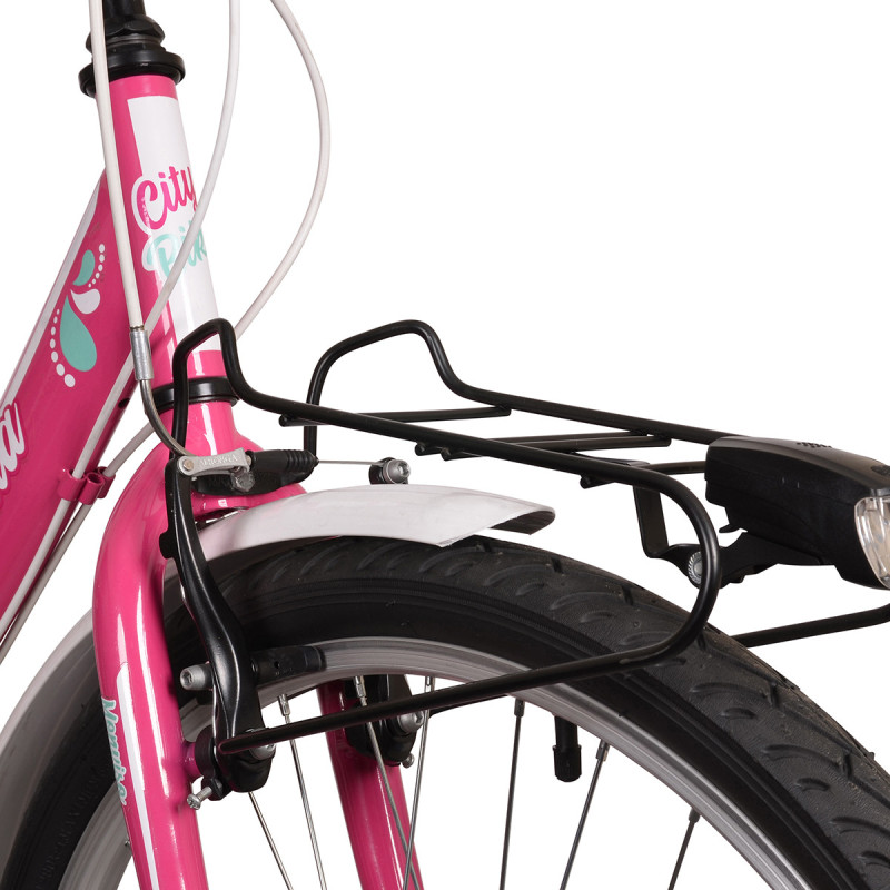 Rower miejski Esperia CTB24, 6s, fuksja