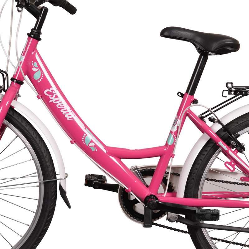 Rower miejski Esperia CTB24, 6s, fuksja