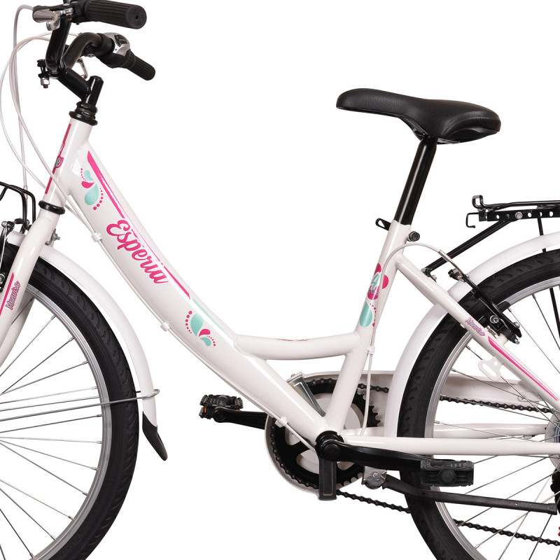 Rower miejski Esperia CTB24, 6s, biały