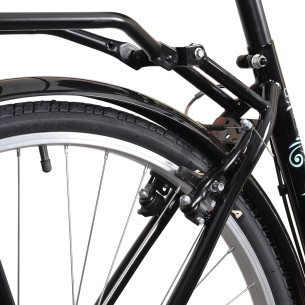 Rower miejski Esperia Siviglia Life Green, czarny