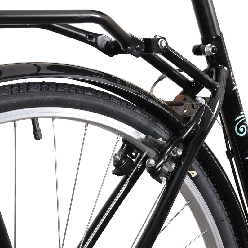 Rower miejski Esperia Siviglia Life Green, czarny