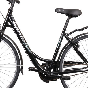 Rower miejski Esperia Siviglia Life Green, czarny