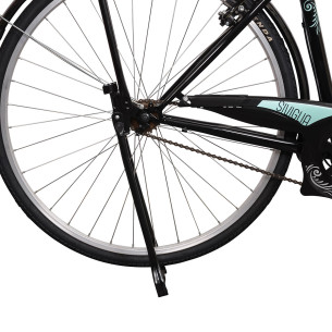 Rower miejski Esperia Siviglia Life Green, czarny