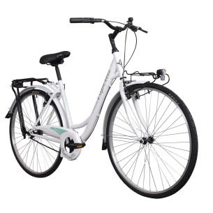 Rower miejski Esperia Siviglia Life Green, biały