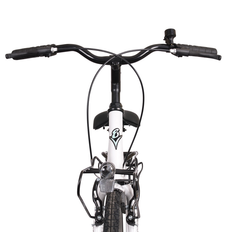 Rower miejski Esperia Siviglia Life Green, biały