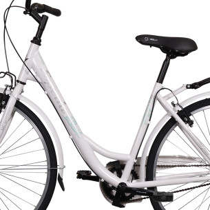 Rower miejski Esperia Siviglia Life Green, biały