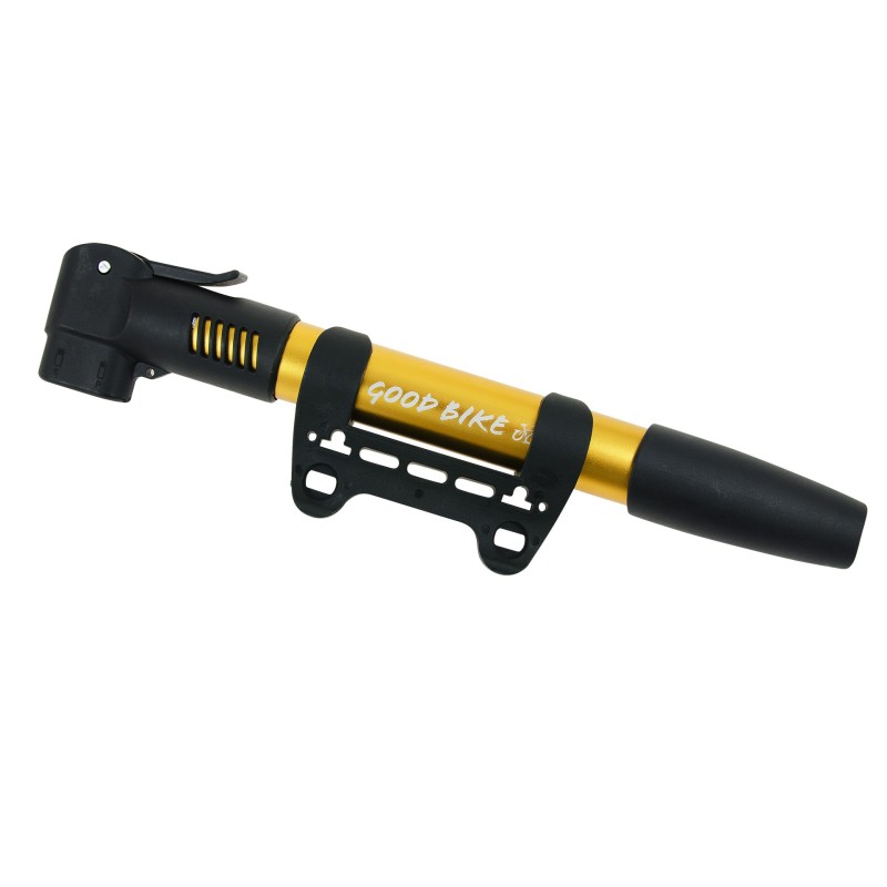 Pompka rowerowa mini DUAL, żółta