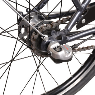 Rower składany Esperia, Nexus 3s, ciemno szary