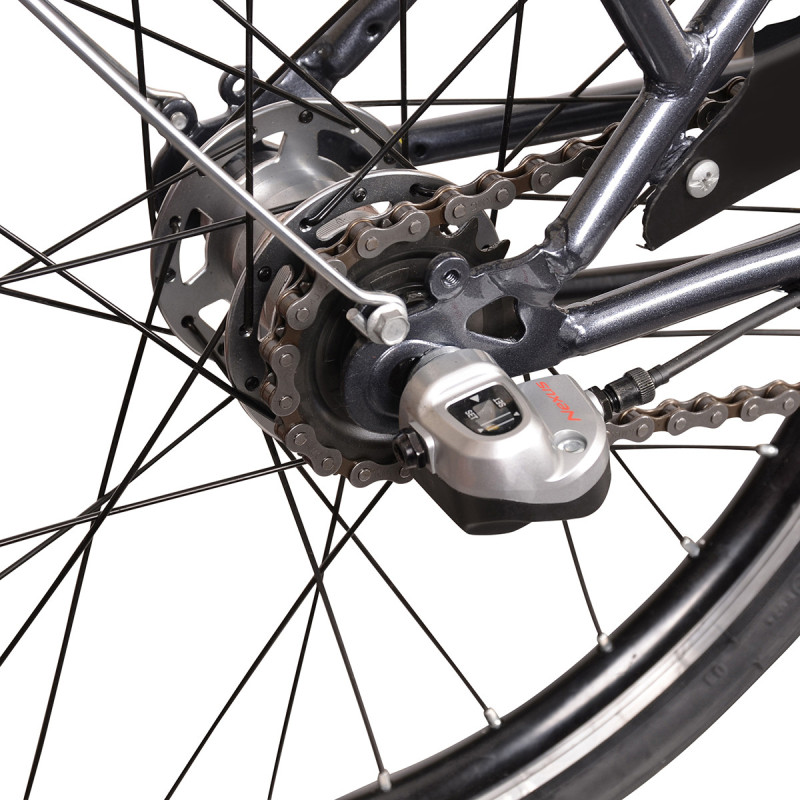 Rower składany Esperia, Nexus 3s, ciemno szary