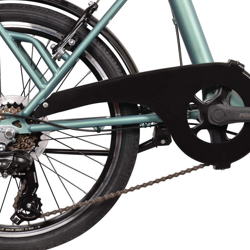 Rower składany Esperia, Tourney 6s, zielony