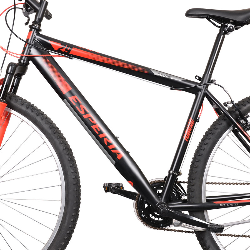 Rower MTB 29 Esperia HAWAII czarno-czerwony