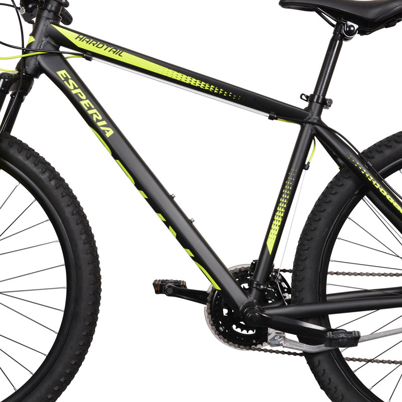 Rower MTB 27.5 Esperia 7300 czarno-zielony TY300 24s DISK 46cm