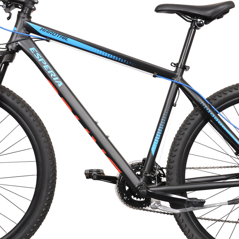 Rower MTB  27.5 Esperia 7300 czarno-czerwony ALU TY300 24s DISK 46cm