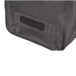 Torba rowerowa na bagażnik, DUALWAY 20 l, boczna, czarna