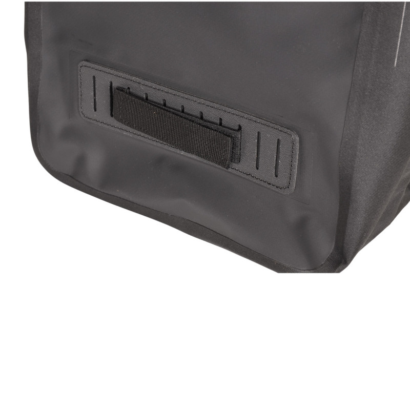 Torba rowerowa na bagażnik, DUALWAY 20 l, boczna, czarna