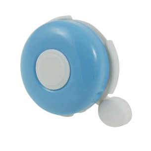 dzwonek rowerowy, szerokość 45 mm, niebiesko-biały, BN88928B