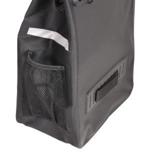 Torba rowerowa na bagażnik, DUALWAY 20 l, boczna, czarna