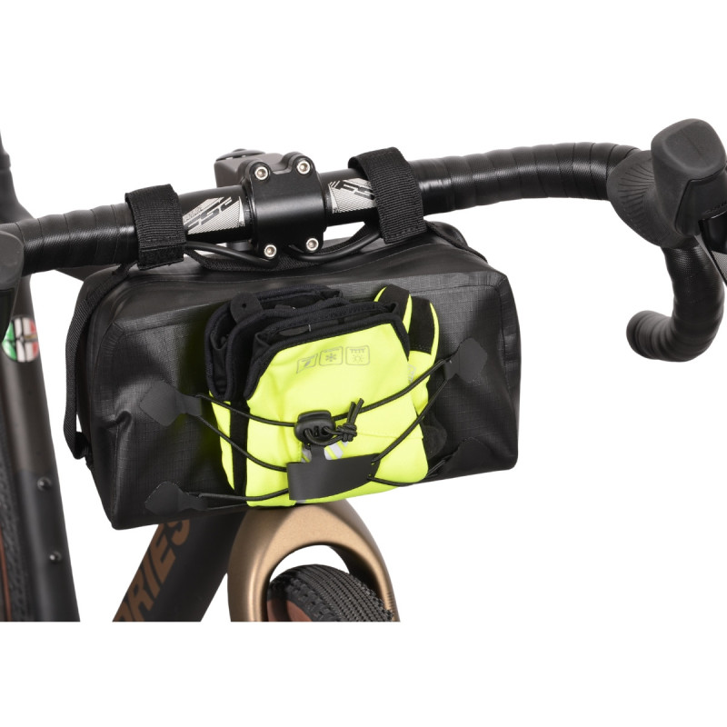 Torba rowerowa na kierownicę, BUDDY 3.75 l, czarna