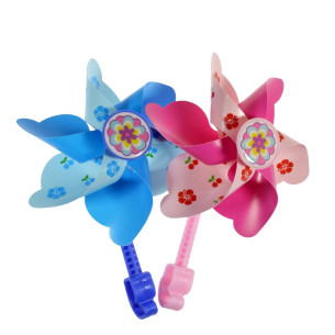 Wiatraczek do kierownicy WINDMILL, niebieski