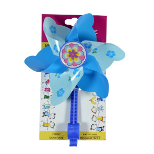 Wiatraczek do kierownicy WINDMILL, niebieski